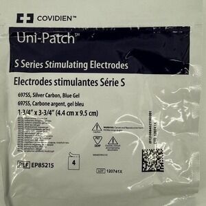 Covidien Uni-Patch S Series Stimulating Electrodes‎ 6975S 4 per pack,  5 PACKS